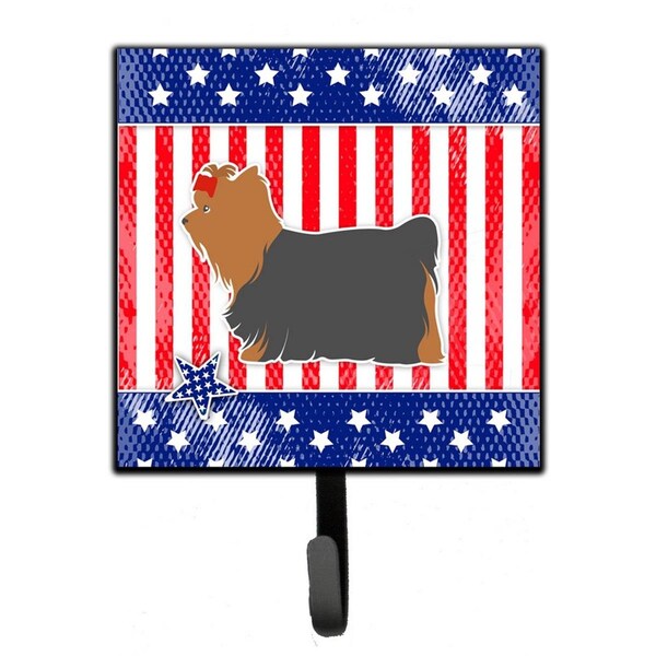 Jensendistributionservices USA Patriotic Yorkshire Terrier Yorkie Leash or Key Holder MI1657432 - main